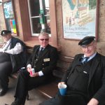 2018.04.23. Willtion station staff take a well-earned rest after the morning rush. © Chris Hooper